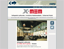 Tablet Screenshot of mediateca.camuweb.it